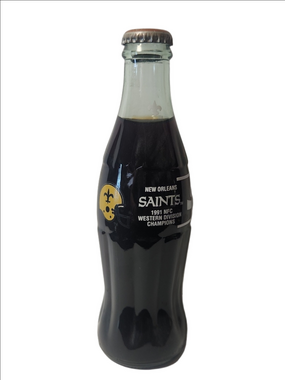 New Orleans Saints 1991 NFC Western Division Champions Coca-Cola Bottle